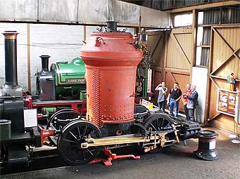 Railmotor Power bogie - at Didcot Railway Centre May-08