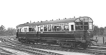 Railmotor 93 at Yatton - 22/05/1929