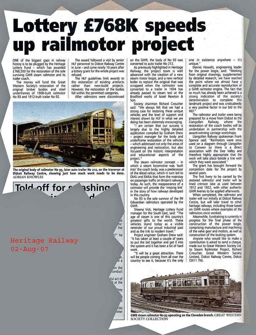 Heritage Railway 02-08-07