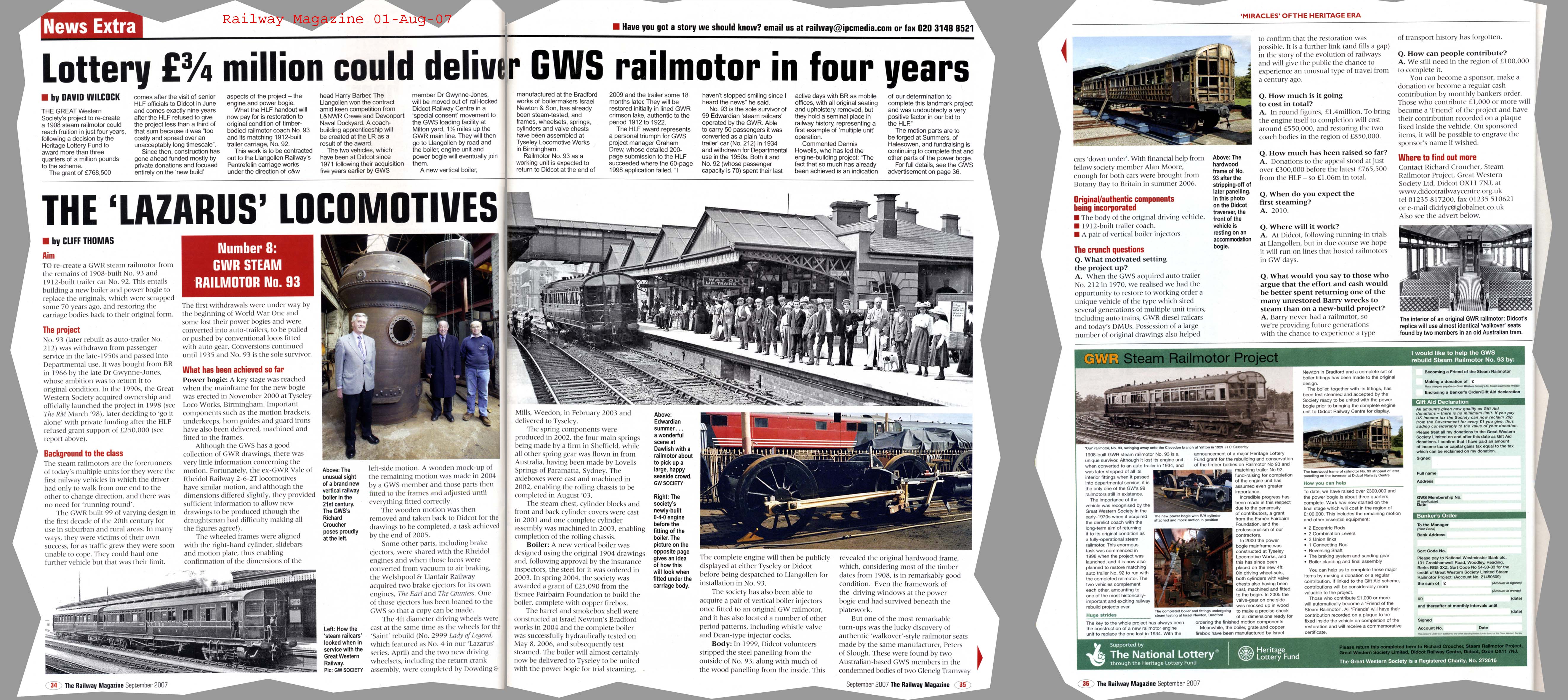 Railway Magazine 01-08-07