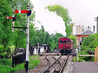 The first run on the Branch Line