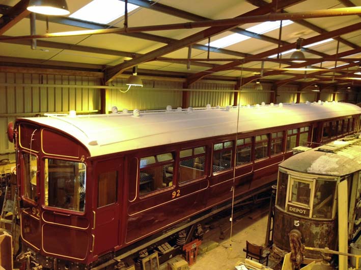 Trailer 92 just prior to leaving Llangollens C&W works  November 2012
