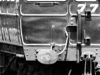 Jumper Cable on Railmotor No. 77