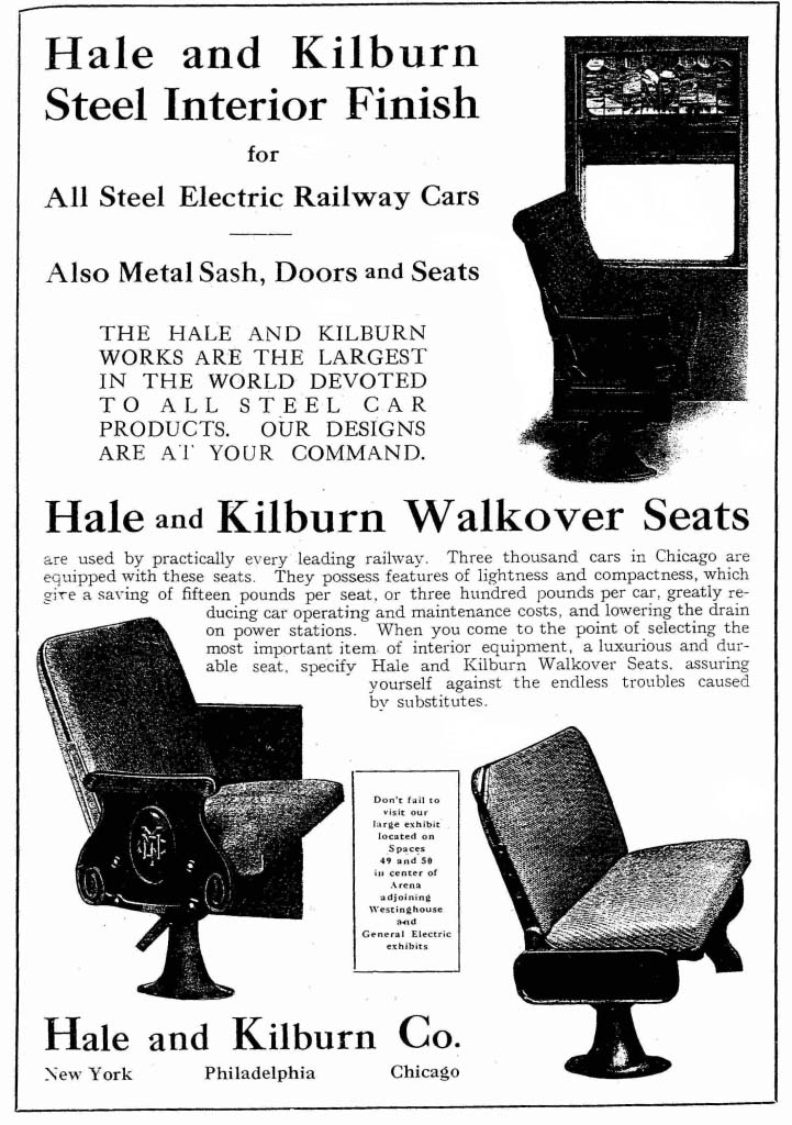 An Advert for walkover seats