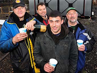 The shed team - December 2010.